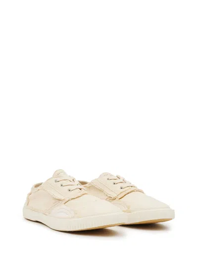 Maison Margiela Beige Cotton Shoes Sneakers