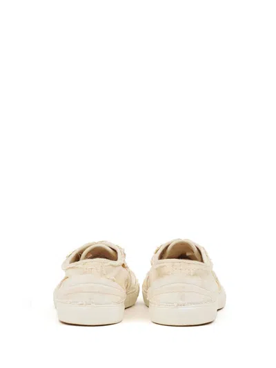 Maison Margiela Beige Cotton Shoes Sneakers
