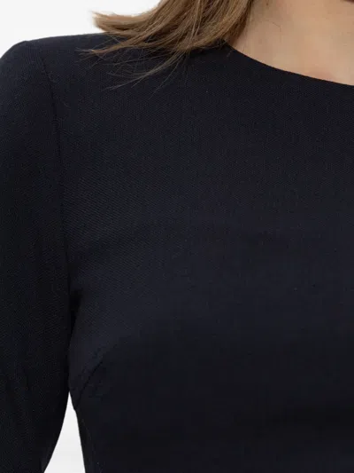 Victoria Beckham Long-sleeve Fitted T-shirt Dress