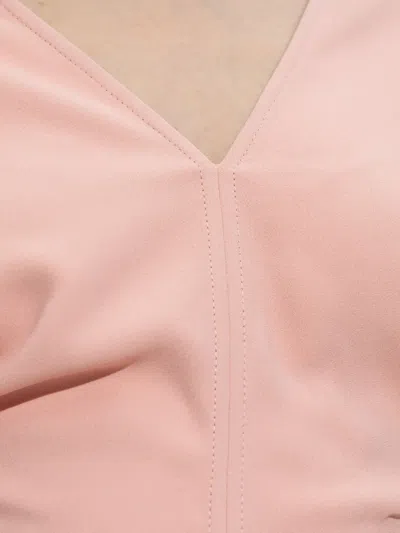 Victoria Beckham Puff-sleeved Midi Dress