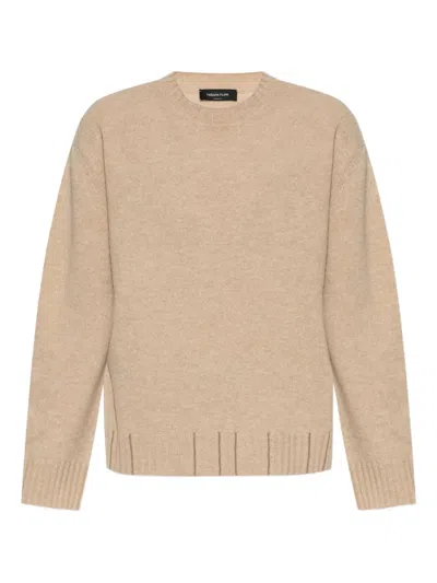 Fabiana Filippi Beige Wool Blend Sweatshirts