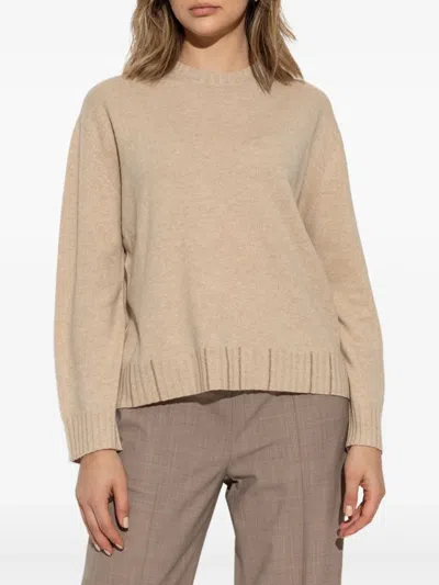 Fabiana Filippi Beige Wool Blend Sweatshirts