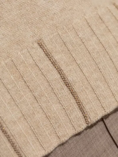 Fabiana Filippi Beige Wool Blend Sweatshirts