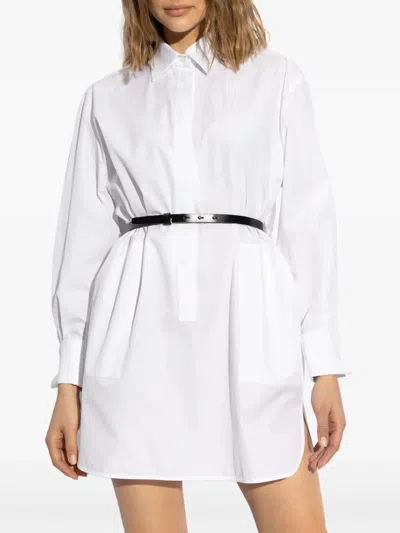 Max Mara Alcade Poplin Oversized Mini Dress Clothing