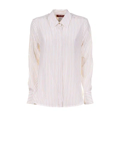 Max Mara Studio Striped Silk Shirt