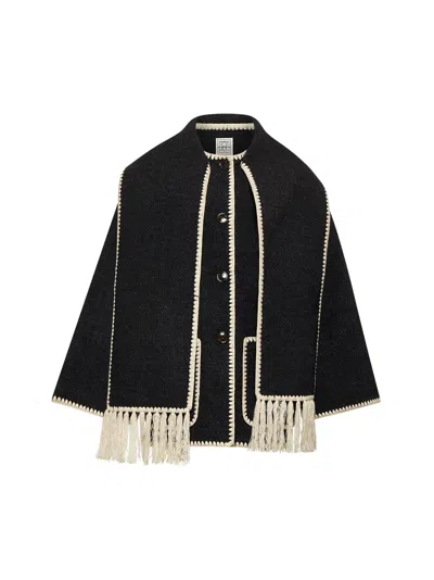 Totême Toteme Embroidered Scarf Jacket