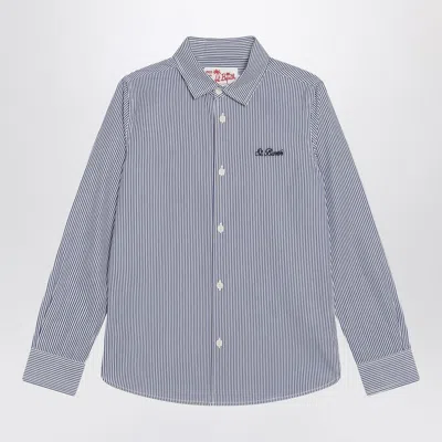 Mc2 Saint Barth Striped Agnes Shirt With Snoopy Print