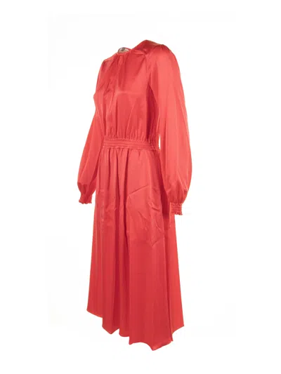 Michael Kors Open-back Satin Midi Dress