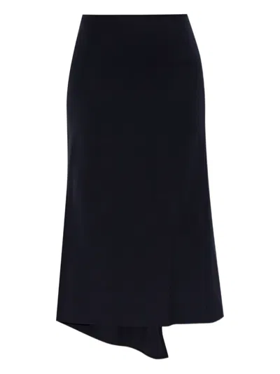 Victoria Beckham Asymmetric-hem Midi Skirt