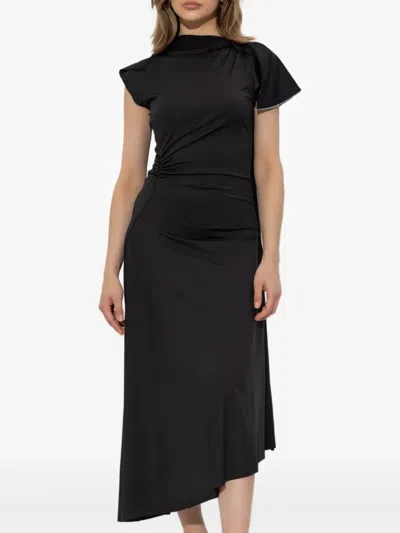 VICTORIA BECKHAM ASYMMETRICAL DRAPED DRESS 