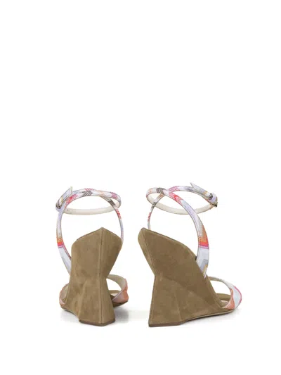 Missoni Wedge Sandals With Strap