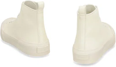 Jil Sander Leather High-top Sneakers For Women