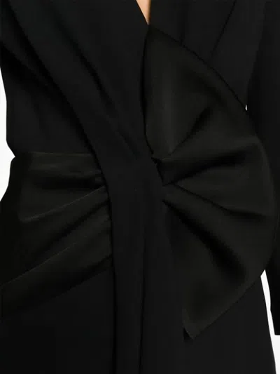 Alberta Ferretti Alberta Ferreti Black Acetate Blend Jumpsuit