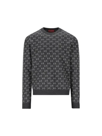 Gucci Gg Shadow Wool Sweater
