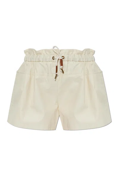 Moncler Relaxed Fit Bermuda Shorts With Elastic Waistband