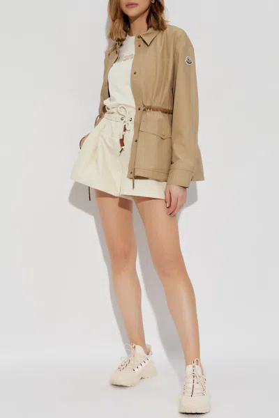 Moncler Relaxed Fit Bermuda Shorts With Elastic Waistband