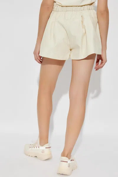Moncler Relaxed Fit Bermuda Shorts With Elastic Waistband