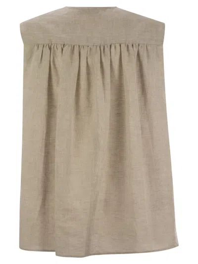 Fabiana Filippi Women's Linen Sleeveless Top