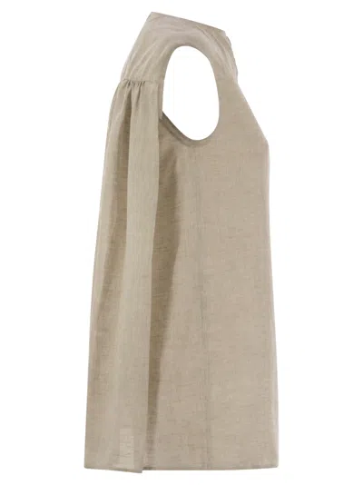 Fabiana Filippi Women's Linen Sleeveless Top