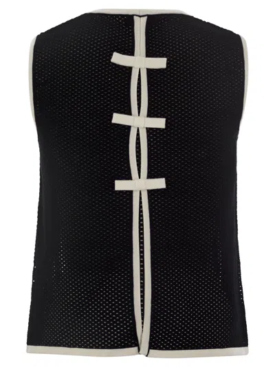 Elisabetta Franchi Sleeveless Mesh Top