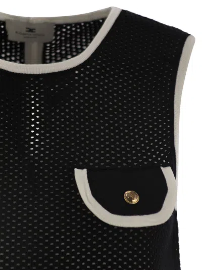 Elisabetta Franchi Sleeveless Mesh Top