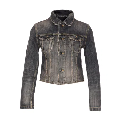 Balenciaga Lace-up Denim Jacket