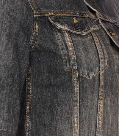 Balenciaga Lace-up Denim Jacket