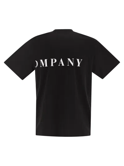 C.p. Company C.p.company T-shirt With Logo Print On Chest And Back