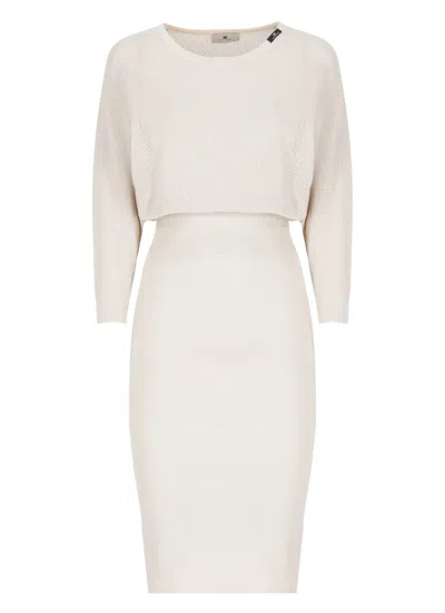 Elisabetta Franchi Dress In Lurex Viscose Fabric