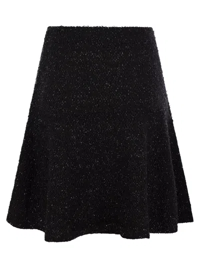 Fabiana Filippi Tweed Effect Flared Skirt