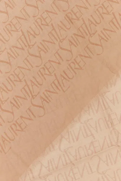 Saint Laurent Printed Modal Blend Scarf