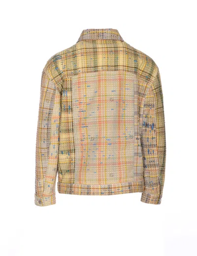 Fendi Men Ff Patchwork Jeans Jacket