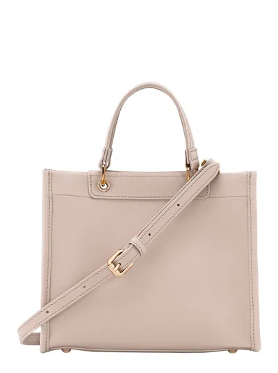 Longchamp Grey Handbag With Embossed Logo On The Front And Adjustable And Removable Shoulder Strap In Leather 
