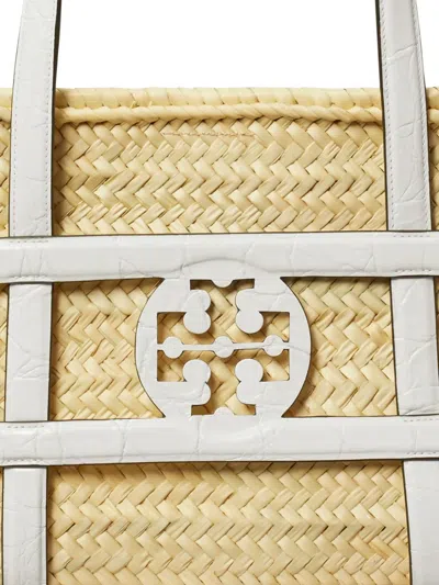 Tory Burch Ella Small Straw Basket Tote