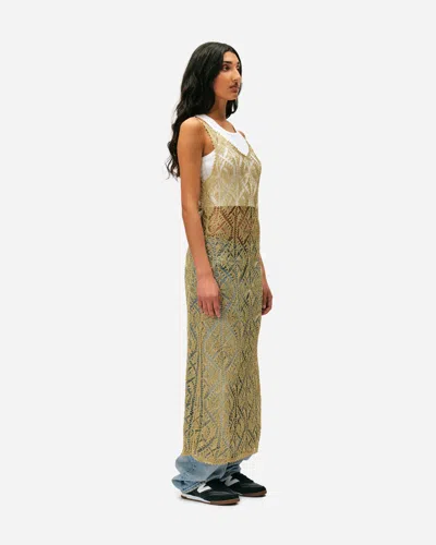 Ganni Metallic Strap Dress