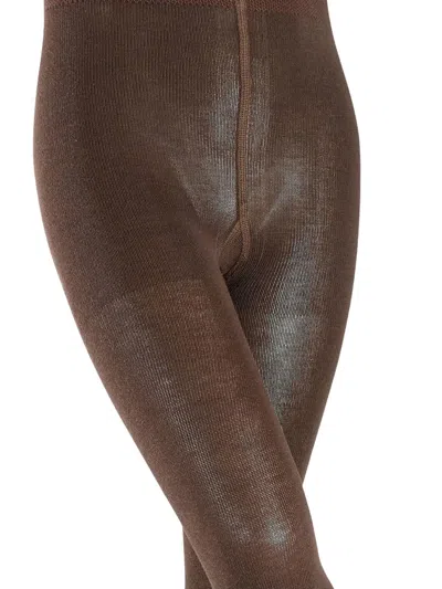 Falke Family Tights In Brown