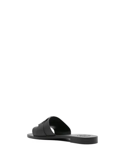 Moncler Mon Slides In Black