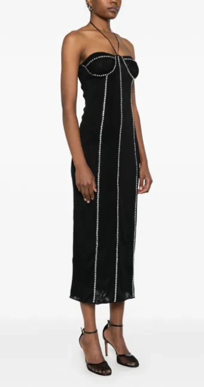 Oseree Crystal-embellised Gem Midi Dress