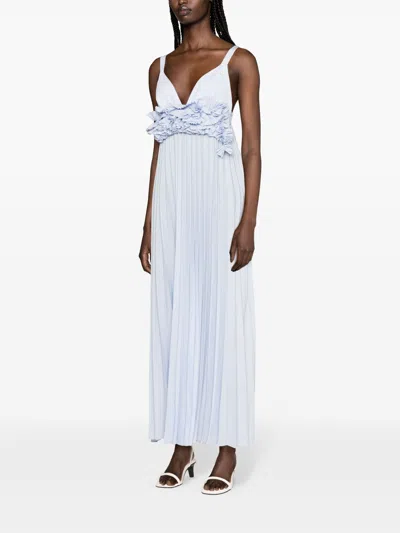 P.a.r.o.s.h Parosh Clear Blue Clothing Dresses