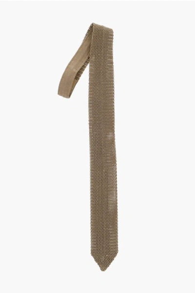 Corneliani Crochet Silk Tie