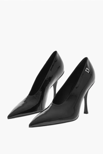 Dsquared2 Pinted Patent Leather Gothic Pumps Heel 11 Cm