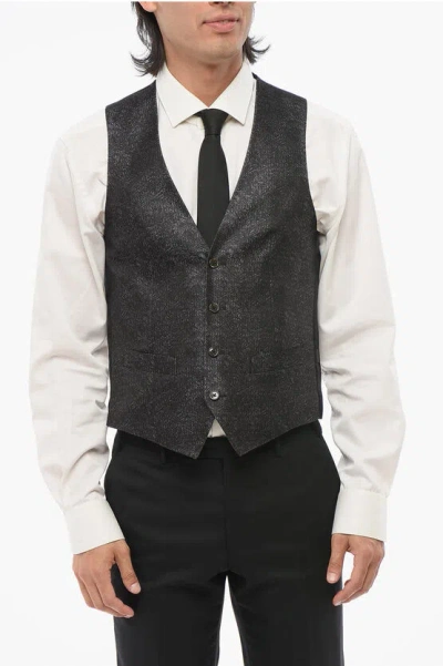 Corneliani Tabby Vest With Geometric Motif