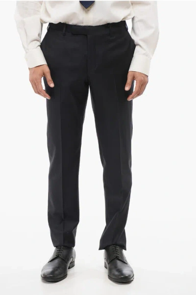 Corneliani Cc Collection Rip Stop Checked Wool And Silk Cerim.reset Pan
