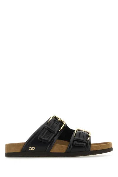 Valentino Fussfriend Leather Slides