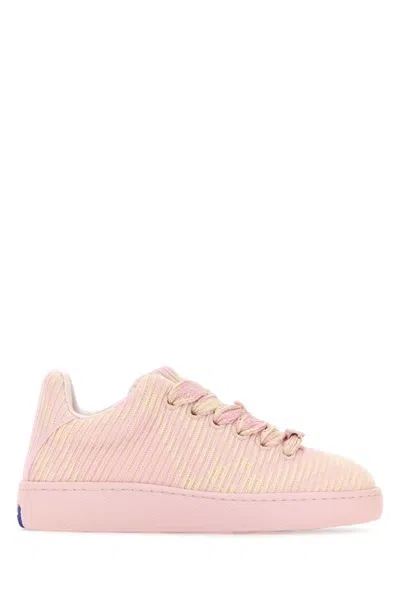 Burberry Textured Upper Sneakers With Unique Laces And Chunky Sole