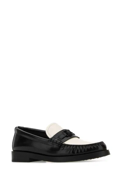 Jimmy Choo Mocassini Addie In Pelle Bicolor Donna