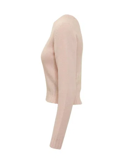 Palm Angels Knit Crew-neck Sweater With Ribbed Cuffs And Hemline