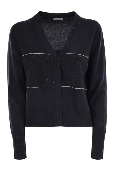Peserico Women Tricot Cardigan With Light Spots