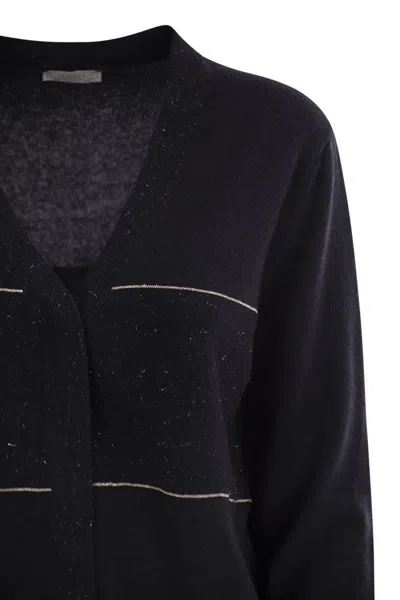 Peserico Women Tricot Cardigan With Light Spots