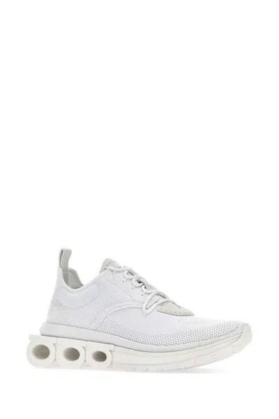 Ferragamo Nima Skin Leather Running Sneakers